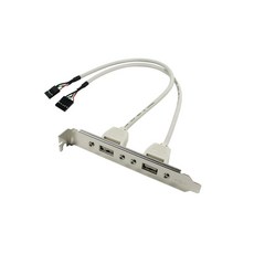 NX-USB-BL2P 외장형 2포트 USB 확장브라켓 (NX252)