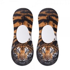 호랑이가_덧신_프린트된_특이한_1족_양말 709C