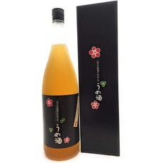 핫카이산 술로 만든 매실주 1 800ml(60.9fl oz) 선물 상자에 들어있습니다.