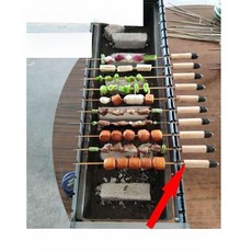 자동회전 양꼬치 기계 구이 그릴 캠핑 화로 전기 가정용, 보조 배터리 20