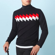 마스터베어 겨울 남자 골프 니트티셔츠 기모 골프웨어 SM FW041