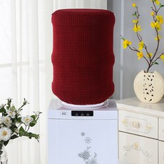 방진 물 디펜서 커버 배럴 버킷 슬리브 단색 북유럽 먼지 가정용, wine red, 1개