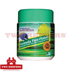 포뮬러 투 플레이크 34g 71g - 오션 뉴트리션 해수어 사료, 소용량 34g