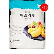[더착한푸드]튀김가루(곰표 1K) 10개 식자재마트 대용량 업소용 튀김가루