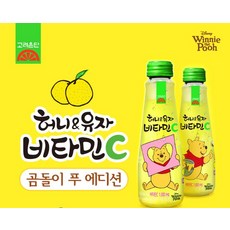 고려은단 곰돌이푸 꿀 유자차 허니 유자 비타민C 10병, 옵션없음, 옵션없음