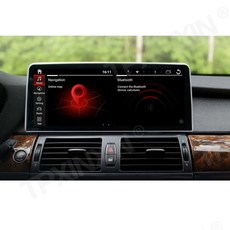 영어 매뉴얼 12.3형 BMW X6 E71 2010-2012 8+128GB 안드로이드 차량용 멀티미디어 플레이어 차량용 스테레오 GPS 내비게이션 자동 라디오 호스트 녹음기, Android10 4-64G CCC, 8코어, 1개