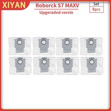 [호환]로보락호환Xiaomi Roborock S7 MaxV / Plus Ultra G10S 로봇 진공 부품 메인 사이드 브러시 Hepa 필, 07 8pcs