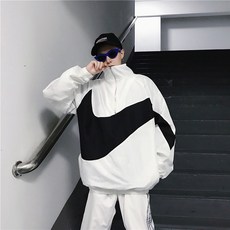 저렴한 커플룩 슈퍼 박시핏 자외선차단 점퍼