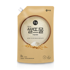 순샘 쌀뜨물 주방세제 리필, 1L, 15개