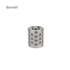안전 티타늄 합금 호박 Paracord 액세서리 Multihole 칼 비즈 EDC DIY, [03] Burnish Hole, 1개