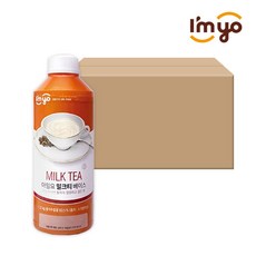 아임요 밀크티베이스 1000ml 1박스 6개, 1.2kg