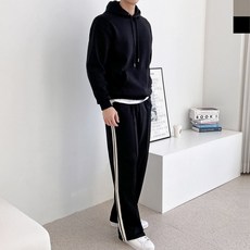 여성 오버핏 커플 후드티 트랙 팬츠 세트 (WFGOPWF)