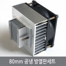 싸이피아 CPM 열전소자 공냉 80mm 방열판 냉각팬세트 쿨러 냉각