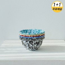 크로우캐년 D02 요거트볼 마블 라인 6종 1+1 색상, 2개, 옐로우마블, 블루마블