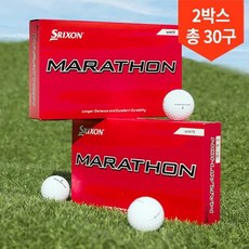 마라톤골프공 던롭 2박스 총30구 2023 스릭슨 마라톤 롱 디스턴스 2피스 골프공 free 마라톤 디스턴스 15구 2박스