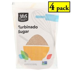 365 by Whole Foods Market Turbinado Sugar 365 바이홀푸드마켓 중백당 설탕 907g 4팩