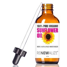 Renewalize 리뉴얼라이즈 오가닉 선플라워 시드 오일 페이스 모이스춰 라이저 113 g, 상세페이지참조, 113g