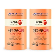 종근당건강 락토핏 생유산균 로얄, 120g, 2통