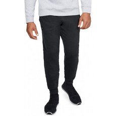 Under Armour Men 's 라이벌 따뜻하고 편안한 양털 운동복 포켓이있는 조깅 바지 블랙 LG