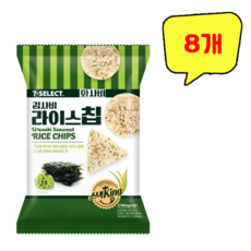 김와사비 라이스칩, 8개, 50g