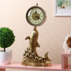 돌고래탁상시계