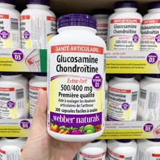 웨버내추럴 글루코사민 콘드로이친 900mg 300캡슐, 1개, 300정