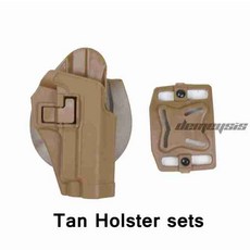 Táctica rápida mano pistola Paddle Holster para SIG Sauer 220 de 228 de 229 P226 negro, 황갈색 홀스터