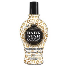 유러피언골드 다크 스타 6000X 엘리트 다크 트리플 실내 태닝 로션 354ml European Gold Dark Star 6000X Tanning Lotion, 1개