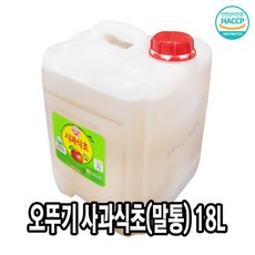 다인 오뚜기 사과식초 18L 발효식초 업소용 대용량 [7113-0](말통) 18L 사과식초 _오뚜기, (오뚜기) 사과식초 18L