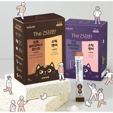 고양이 유산균 유한양행 더 건강한 프로바이오틱스+츄르 세트, 참치맛, 항산화 유산균, 1박스