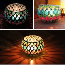 모자이크캔들홀더