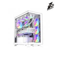 부피가 큰 상품은 개별 택배비 적용으로인한 2개이상 구매시 착불로 발송됩니다.1stPlayer Mi8 WING 미들타워 PC케이스 (White)