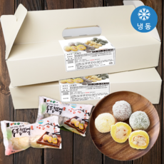 사군자식품 간편식 개별포장 떡 식사대용 우리쌀100% 개별포장 두텁떡, 8개, 60g