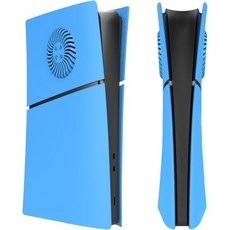 PS5 Slim용 페이스 플레이트 냉각 통풍구 포함 교체용 측면 광학 버전 디지털