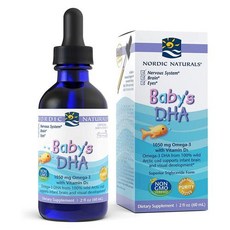 노르딕 내추럴스 액상 아기 DHA 오메가3 60ml Babys DHA Unflavored, 1개