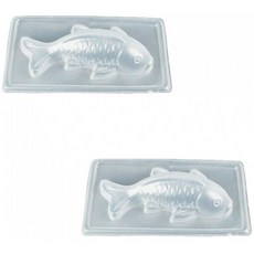 SaiDian 2 Pcs Koi Fish Mold for DIY Cake Chocolate Jelly 수제 슈가크래프트 몰드 베이킹 도구: 키친 &amp; 다이닝