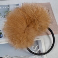 카키색토끼털귀마개