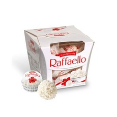 [당일출고] 페레로로쉐 라파엘로 화이트 코코넛 초콜릿 볼 150g Ferrero Rocher Raffaello, 페레로 라파엘로 코코넛 초콜릿 150g, 1개