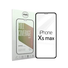 유니파 아이폰xs max 강화유리필름 맥스 5D 풀커버 필름 강화필름, 1개