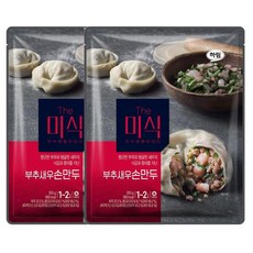 The미식 홈파티 엄마손 더미식 부추새우손만두 700g (350g X 2개입) 탕비실 점심 회사 자취 부모님 아이들 간식 술안주 혼밥, 29세트
