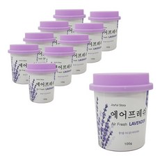 ABM 에어프레쉬 방향제 라벤더, 100g, 10개