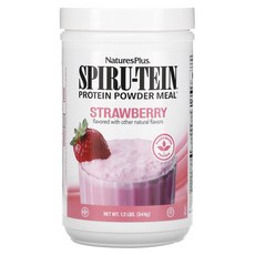 네이처스플러스 Spiru-Tein 프로틴 파우더 밀 딸기맛 544g, 1개