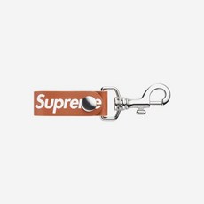 슈프림 레더 키 루프 브라운 21SS Supreme 가죽 Key Loop Brown 21SS