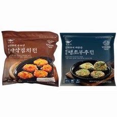 사옹원 [사옹원] 부침명장 한입아삭김치전 300g+한입땡초부추전 300g