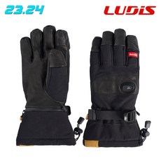 2324 LUDIS AEROBIT GLOVE 루디스 에어로빗 발열장갑 스키 스노우보드 히팅 겨울장갑 LGU4092, 블랙, 1개