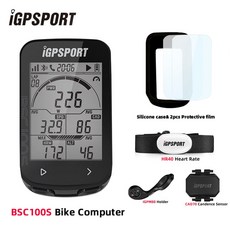 IGPSPORT-BCS100S 자전거 컴퓨터 BLE ANT 2.6 인치 IPX7 c타입 40H 배터리 수명 자동 백라이트 GNSS 스톱워치 IGS, [07] BSC100S M80 CAD HR40