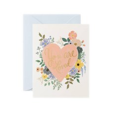 라이플페이퍼 You Are Loved Heart Card 사랑 카드