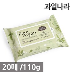 과일나라 에코에니어 아르간 리얼 클렌징 티슈 (20매), 단일상품, 단일상품
