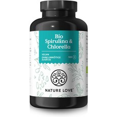 Nature Love 독일 스피루리나 클로렐라 500캡슐, 1개, 500정