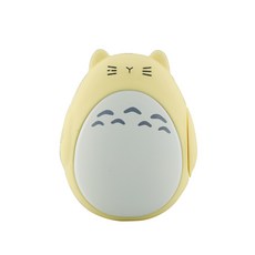 Romiky 귀여운 무선 보조배터리 손난로 6000mAh, 노란색